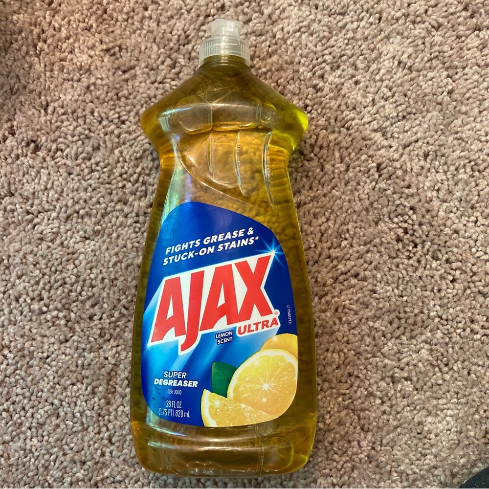DISH LIQUID - Ajax Ultra | Lemon Scent | Super Degreaser | 28 Fl oz. (828ml)